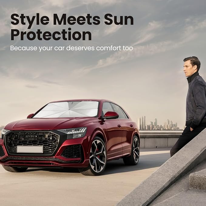 Windshield Umbrella Sun Shade Cover For Car (1 Pc)