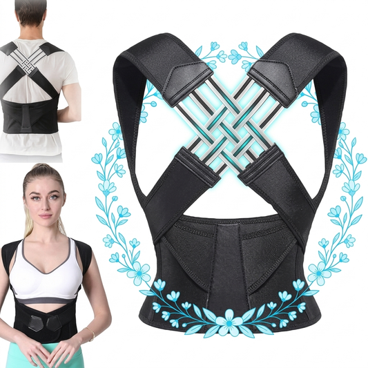 Posture Corrector for Men and Women, Adjustable Back Posture Belt Invisible