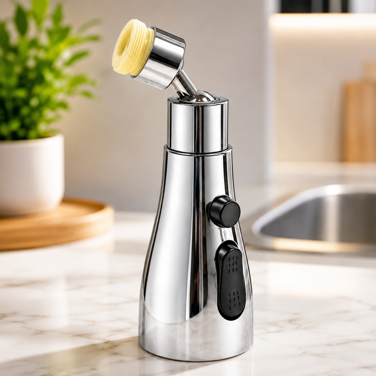 3-in-1 Kitchen Faucet Sprayer | Pull-Down Sink Spray Head