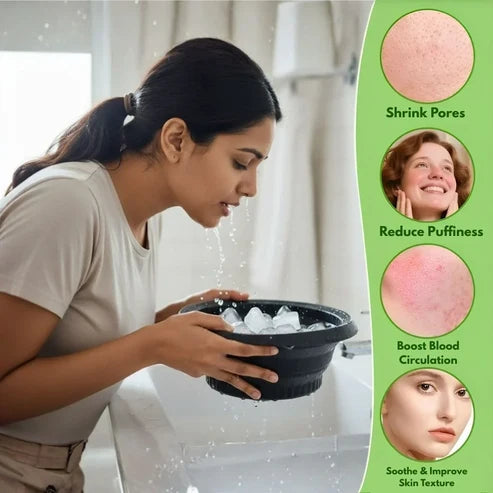 Facial Ice Bowl For Skin Care Ice Therapy Face Cooling Mold (1 Pc)