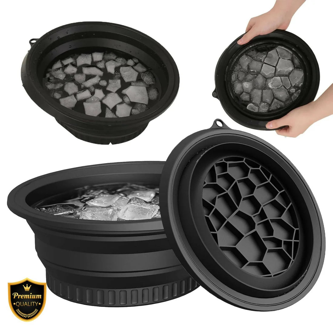 Facial Ice Bowl For Skin Care Ice Therapy Face Cooling Mold (1 Pc)