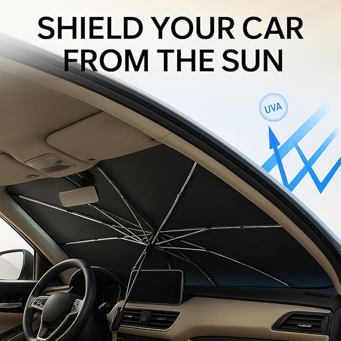 Windshield Umbrella Sun Shade Cover For Car (1 Pc)