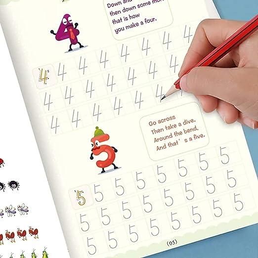 Magic Practice Copybook (4 Book + 10 Refill)